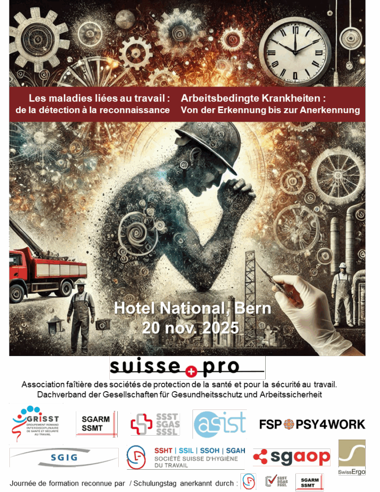 Affiche de la 5e journée de formation suisepro